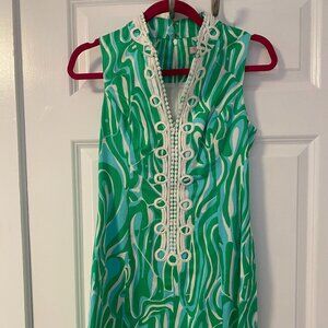 Lilly Pulitzer Alexa Cotton Sheath Dress -  Size 2